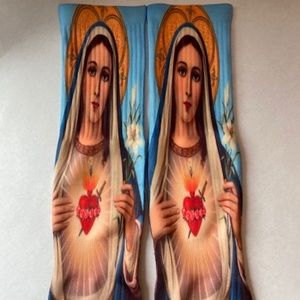virgin mary custom socks